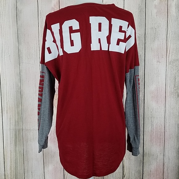 PINK Victoria's Secret Tops - PINK VS Indiana Go Big Red long sleeve top